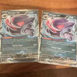 Lot of 2 Gengar EX 104/ 162 Temporal Forces Card, Double Rare Pokemon TCG NM/M - Image 1