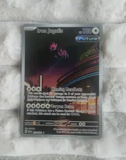 Iron Jugulis 216/182 Illustration Rare Paradox Rift NM Pokemon Card - Image 1