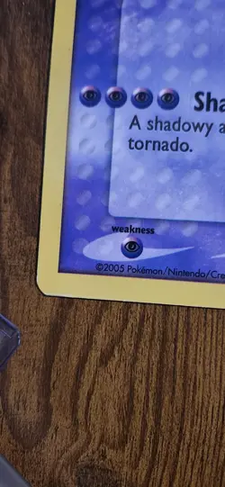 Pokemon XD Gales of Darkness Shadow Lugia Jumbo Promo Card 2005 - Image 3