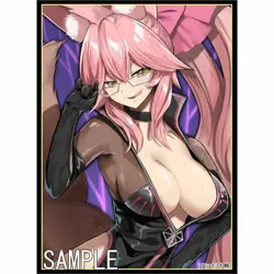 FGO Fate Grand Order Tamamo no Mae Koyanskaya doujin Card Sleeve Protector - Image 1