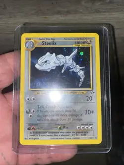 Steelix 15/111 1st Edition Neo Genesis Holo Rare Pokemon Card MP WOTC TCG - Image 1