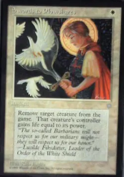 Swords to Plowshares - Ice Age: #54, Magic: The Gathering Nm R208 - Image 1