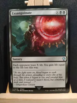 Exsanguinate - Final Fantasy Commander - Uncommon - NM (see pics) MTG - Image 1