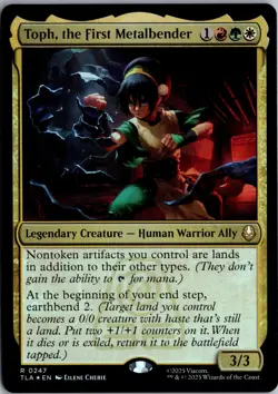 Toph, the First Metalbender R Avatar: The Last Airbender 247 NM Foil Magic - Image 1