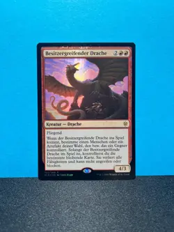 FOIL Besitzergreifender Drache / Opportunistic Dragon - MTG Magic - Image 1