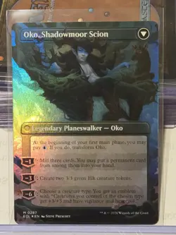 Oko, Lorwyn Liege (Borderless) Lorwyn Eclipsed Foil - Image 2
