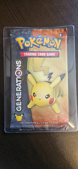 Pokemon TCG Generations Sealed Booster Pack - Pikachu Art 820650809170 - Image 1