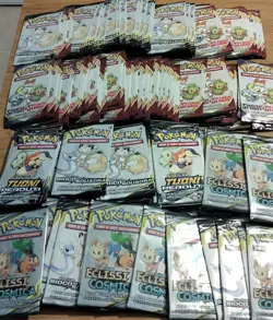 Lotto 148 Bustine presentazione (444 carte) Pokemon Sole e Luna - Spada e Scudo - Image 1