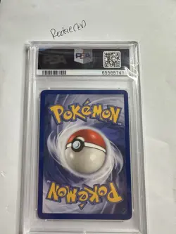 2000 Pokemon 1st EDITION Dark Golbat #24/82 Non-Holo Team Rocket PSA 9 - Image 2