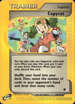Copycat 138/165 Uncommon Expedition WOTC Pokemon - Image 1