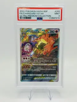 Pokemon TCG Charizard Ultra Premium Collection VSTAR SWSH 262 HOLO PSA MINT 9 - Image 1