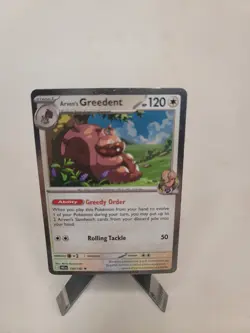 Arven's Greedent 159/182 Cosmos Holo Destined Rivals Pokemon Near Mint - Image 1