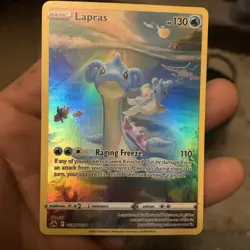 Pokemon TCG Lapras Crown Zenith Galarian Gallery GG05/GG70 NM Condition - Image 1