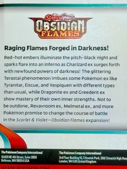 Pokemon TCG: "Obsidian Flames" Scarlet & Violet "Eevee" Blister (3) Pack *NEW* - Image 5