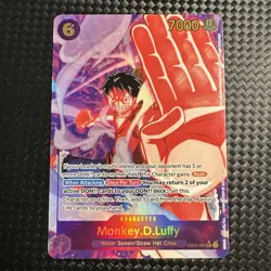 ONE PIECE Monkey D Luffy Alt Art EB02-061 SEC Anime 25th Collection English - Image 2