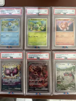 PSA, CGC 6-10 Graded Pokemon/Disney Lorcana 16 Card Lot + Bonus 6 Pokemon Packs - Image 4