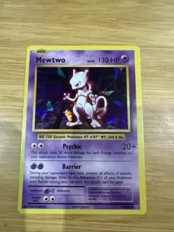 Mewtwo XY Evolutions Cracked Ice Holo Pokemon Card 51/108 - Image 1