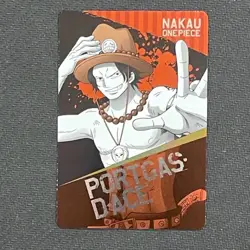 S0983 Portgas D.Ace Holo One Piece Animation 20th Anniversary Card NAKAU - Image 1