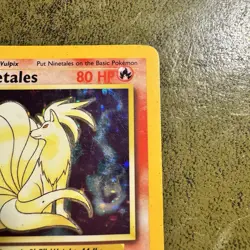 Pokemon TCG Ninetales Holo 12/102 Base Set Card HP Condition - Image 4