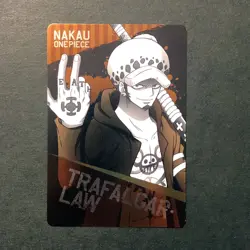 S1623 Trafalgar Law Japanese One Piece x NAKAU Animation 20th Anniversary Card - Image 1