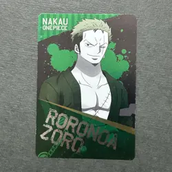 S4432 Roronoa Zoro Holo One Piece Animation 20th Anniversary Card NAKAU J9 - Image 1