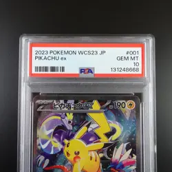 PSA 10 Pikachu 001/030 Pokemon WSC23 Japanese Yokohama Deck Holo Graded Card - Image 2