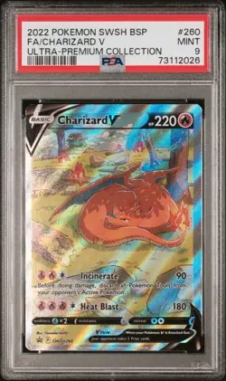 Charizard V SWSH260 UPC Promo PSA 9 MINT Pokemon Card - Image 1