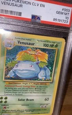 HOLO BLEED! PSA 10 Venusaur 003/034 Trading Card Game Classic Holo - Image 2
