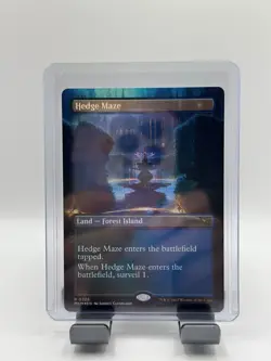 MTG, Hedge Maze FOIL (Borderless) 326 NM Murders at Karlov Manor Foil - Image 1