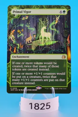 MTG Primal Vigor Wilds of Eldraine: Enchanting Tales Regular #59 - Image 1