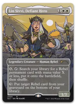 Lin Sivvi, Defiant Hero #2000 (NM) Secret Lairs 30th SLC Magic MTG - Image 1