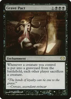 Grave Pact 1x MtG Planechase HOP SP/NM - Image 1