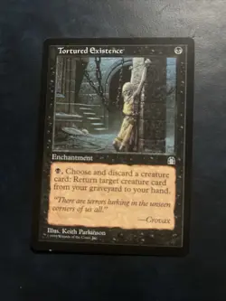 MTG Tortured Existence Stronghold Regular Common - Magic 1998 - Image 1