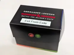 Commander Legends: Battle for Baldur's Gate - Exit from Exile Commander Deck MTG - Image 1