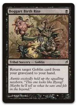 Boggart Birth Rite #101 (LP) Lorwyn LRW Magic MTG - Image 1