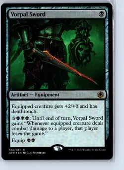 Adventures in the Forgotten Realms #124 Vorpal Sword Foil - Image 1