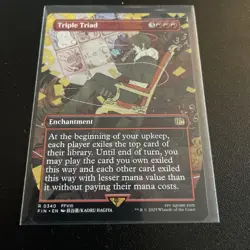 MTG Triple Triad 340 Borderless Non Foil Rare Final Fantasy FIN - Image 1