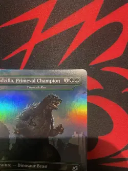 MTG Godzilla Primeval Champion Ikoria: Lair of Behemoths #377 Foil - Image 3