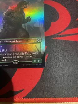 MTG Godzilla Primeval Champion Ikoria: Lair of Behemoths #377 Foil - Image 5