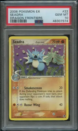 Pokemon Seadra Rare PSA 10 Gem Mint 22/101 Ex Dragon Frontiers - Image 1