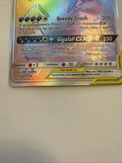 Pokemon TCG Rainbow Secret Mega Sableye & Tyranitar GX Tag Team Unified Minds - Image 5