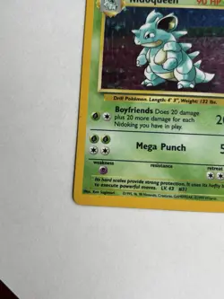 Pokemon TCG Nidoqueen Jungle 7/64 Holo Unlimited Holo Rare - Image 2