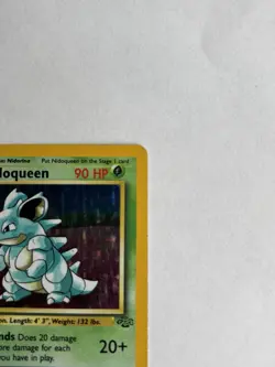 Pokemon TCG Nidoqueen Jungle 7/64 Holo Unlimited Holo Rare - Image 4
