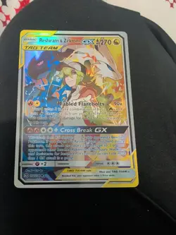 2019 Pokemon Sun & Moon Cosmic Eclipse Reshiram Zekrom Tag Team GX #259/236 - Image 2