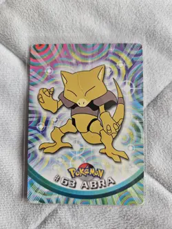 Pokemon TCG Topps Non Holo Blue Label Abra #63 - Image 1