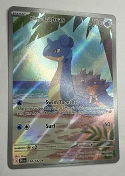 Misty's Lapras 194/182 Sv10: Destined Rivals Holo Pokemon TCG Near Mint - Image 2