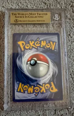CHARMELEON POKEMON 24/102 1999 BASE SET 1ST EDITION ENGLISH BGS 9.5 GREY stamp - Image 2