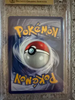 CHARMELEON POKEMON 24/102 1999 BASE SET 1ST EDITION ENGLISH BGS 9.5 GREY stamp - Image 3