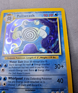 Poliwrath Base Set 13/102 Holo 1999-2000 Base Set Vintage Pokemon TCG - Image 2