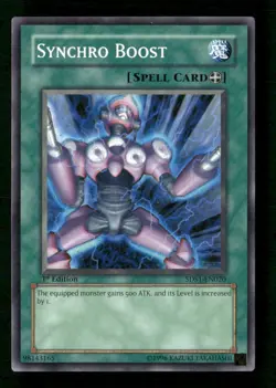Synchro Boost 5D's 2008 Starter Deck #5DS1-EN020 1st Edition Yugioh - Image 1